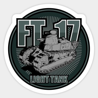 FT-17 Light Tank Sticker